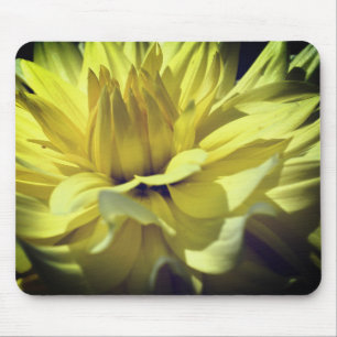 Mousepad Alavanca Amarelo Flores Altos