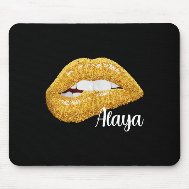 Mousepad Alaya - Presente com Primeiro Nome Sem Mangas (Frente)