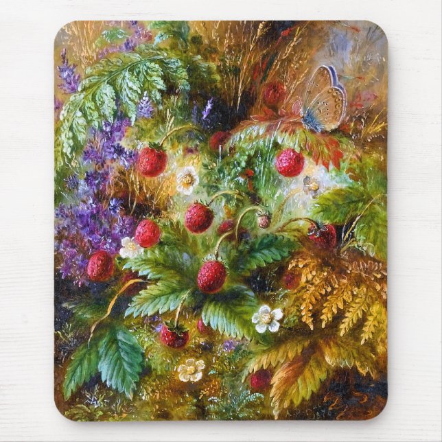 Mousepad Albert Dürer Lucas: Morangos silvestres & (Frente)