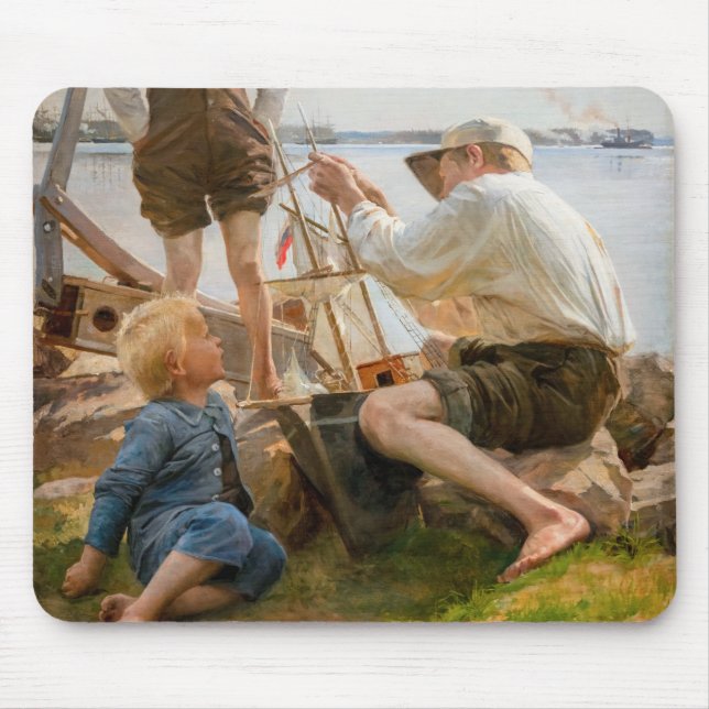 Mousepad Albert Edelsense - Construtores de navios (Frente)
