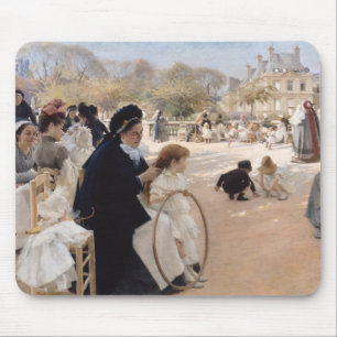 Mousepad Albert Edelsense - Jardins do Luxemburgo, Paris