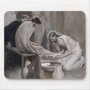 Mousepad Albert Edelsense - Jesus Lavando Pés Discípulos