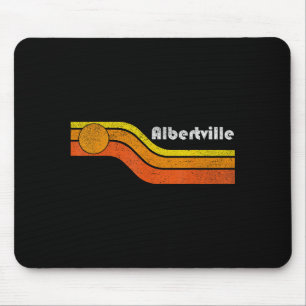 Mousepad Albertville - Gráficos Vintage Homens Mulheres 70s