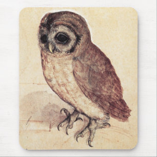 Mousepad Albrecht Durer o tapete do rato da coruja pequena