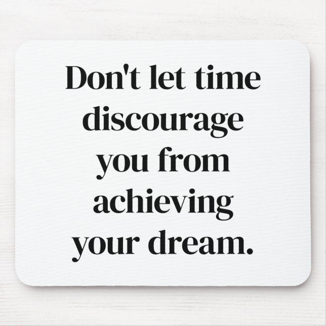 Mousepad Alcançando o seu equipamento do mouse Dream (Frente)