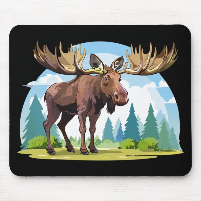 Mousepad Alce macho (Frente)