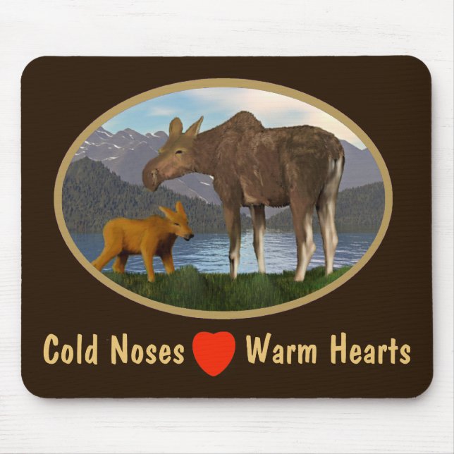 Mousepad Alce no Prado (Frente)