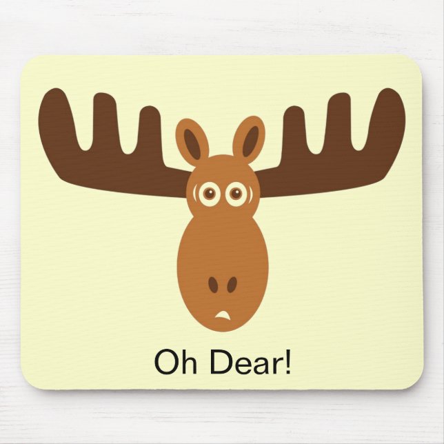 Mousepad Alces Head_Oh caro! (Frente)