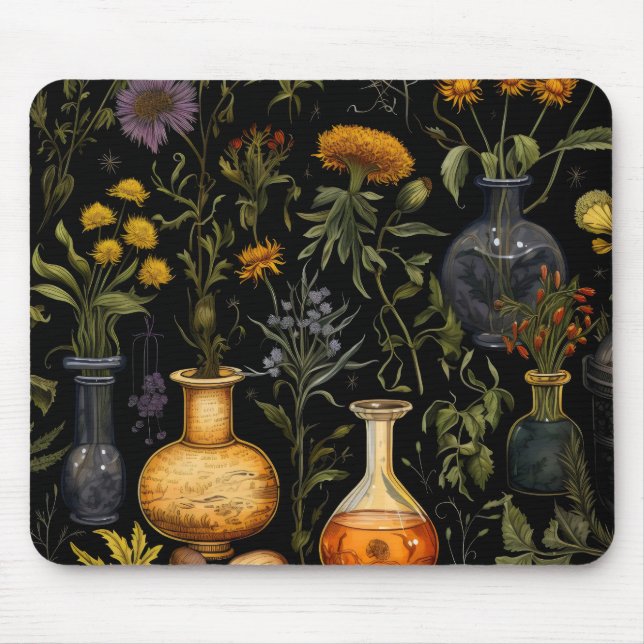 Mousepad Alchemy Fantasy Flowers (Frente)