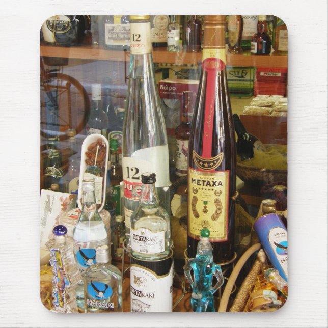 Mousepad Álcool de Ouzo e de metaxa (Frente)