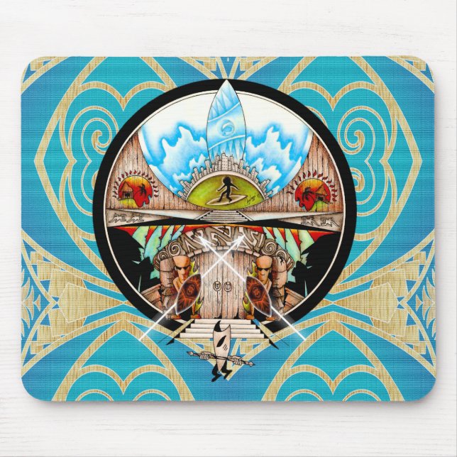 Mousepad Aldeia de Tiki (Frente)