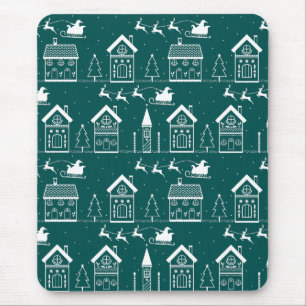 Mousepad Aldeia Natalícia Nórdica Nevada