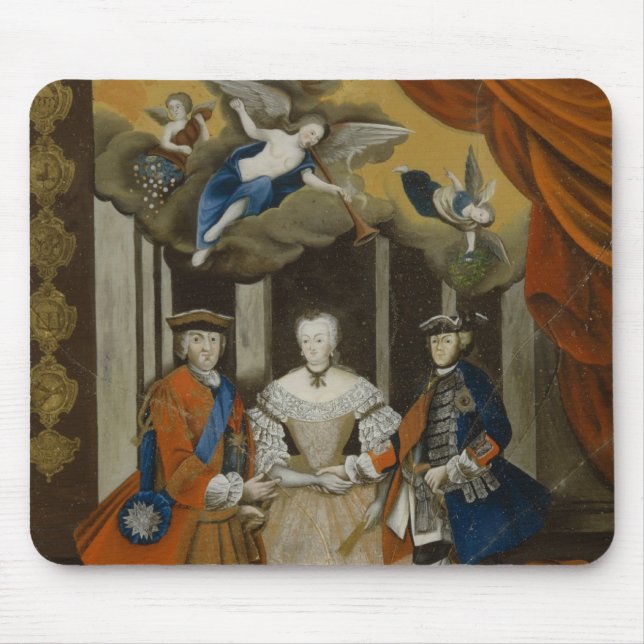 Mousepad Alegoria da paz de Dresden, 1745 (Frente)