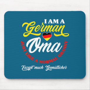 Mousepad Alegre Alemanha Avó Alemã Alemã Oma Deutsche Om