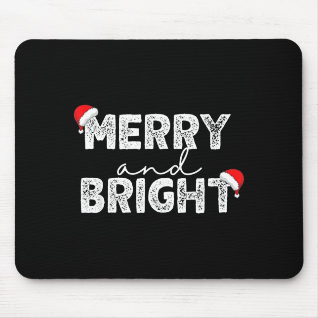 Mousepad Alegre &amp; Radiante E Estou Tentando Me Sentir A (Frente)