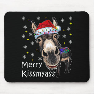 Mousepad Alegre Kissmy Vestindo Luzes de Chapéu de Papai No