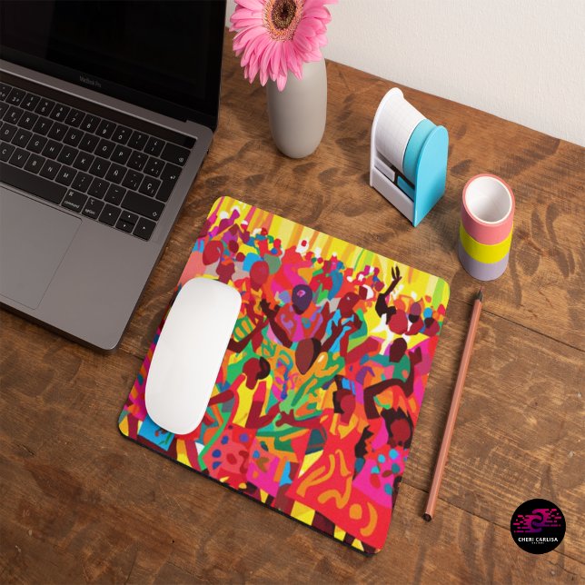 Mousepad Alegre-se E Sinta O Culto Do Espírito Santo (A whole praise break… right on your desk.)
