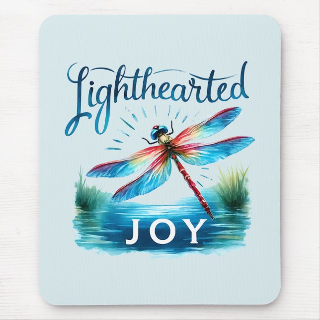 Mousepad Alegria Luz - Dragonista Artístico (Frente)