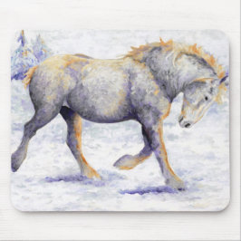 Mousepad Alegria - tapete do rato do cavalo de Percheron