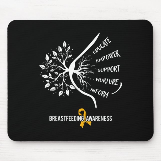 Mousepad Aleitamento Familiar Usa Leite Materno Lac (Frente)