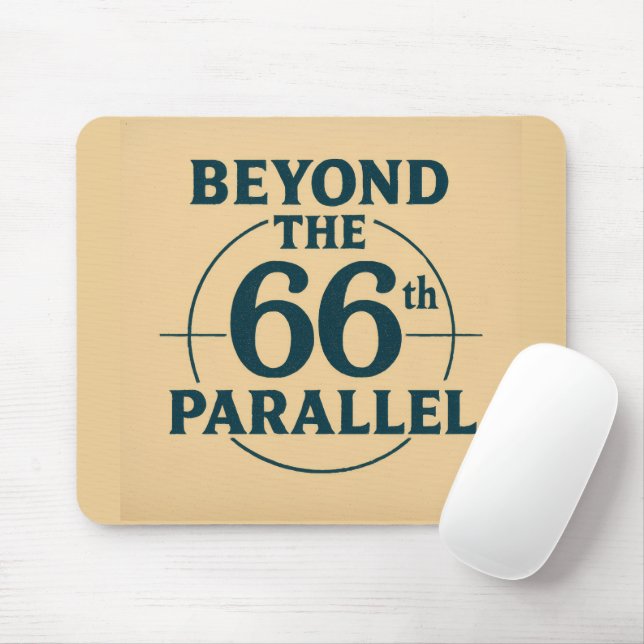 Mousepad Além da 66ª Aventura do Círculo Ártico Paralelo (Com mouse)