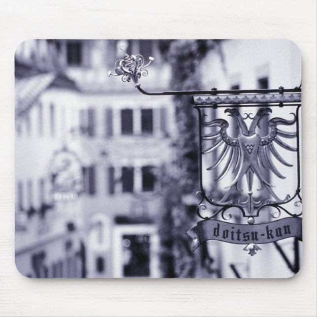 Mousepad Alemanha, Baviera, Rottenburg. Placa de hotel (Frente)
