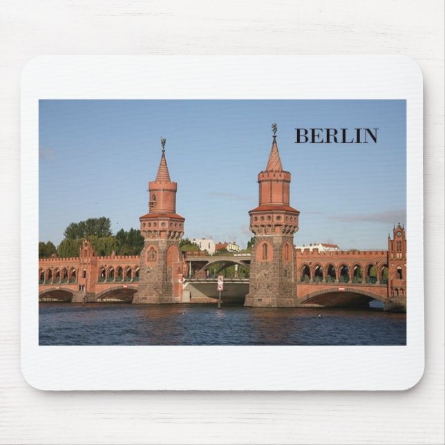 Mousepad Alemanha Berlim Oberbaumbrucke (St.K.) (Frente)