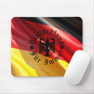 Mousepad Alemanha/Deutschland Para Sempre/águia negra/bande