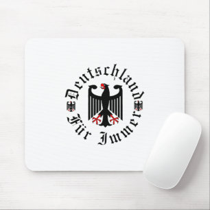 Mousepad Alemanha/Deutschland Para Sempre/águia negra feder