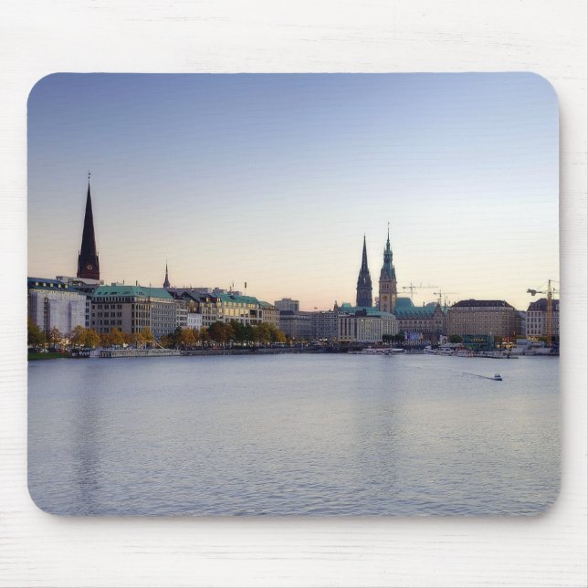 Mousepad Alemanha do Hamburger de Hafen do porto de (Frente)