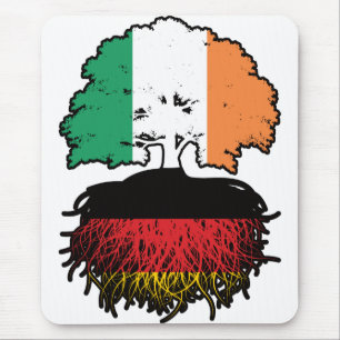 Mousepad Alemanha Irlanda Irlanda, Alemanha, Tree Roots Fla