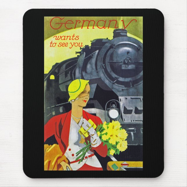 Mousepad Alemanha quer te ver (Frente)