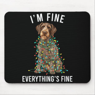 Mousepad Alemão de Capa Fina Estou Bem Tudo Está Bem