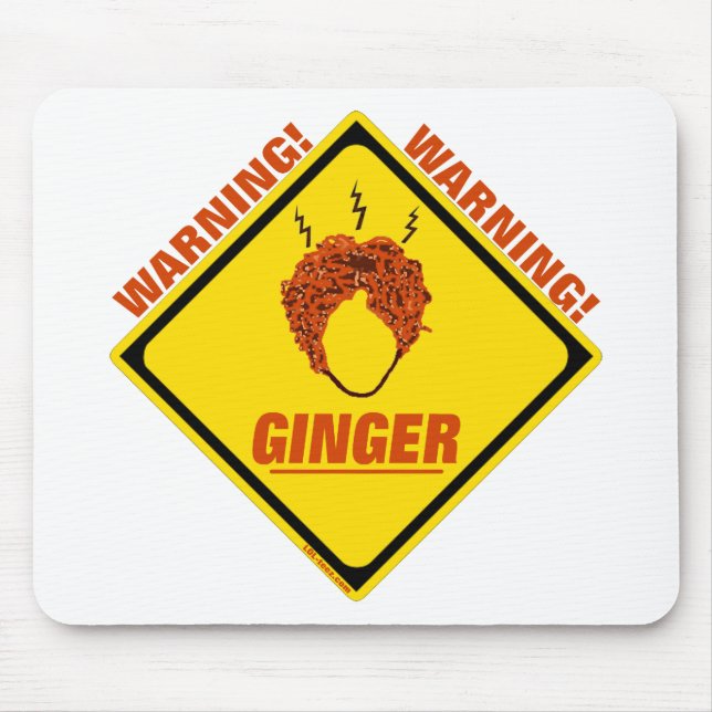 Mousepad Alerta do gengibre! (Frente)