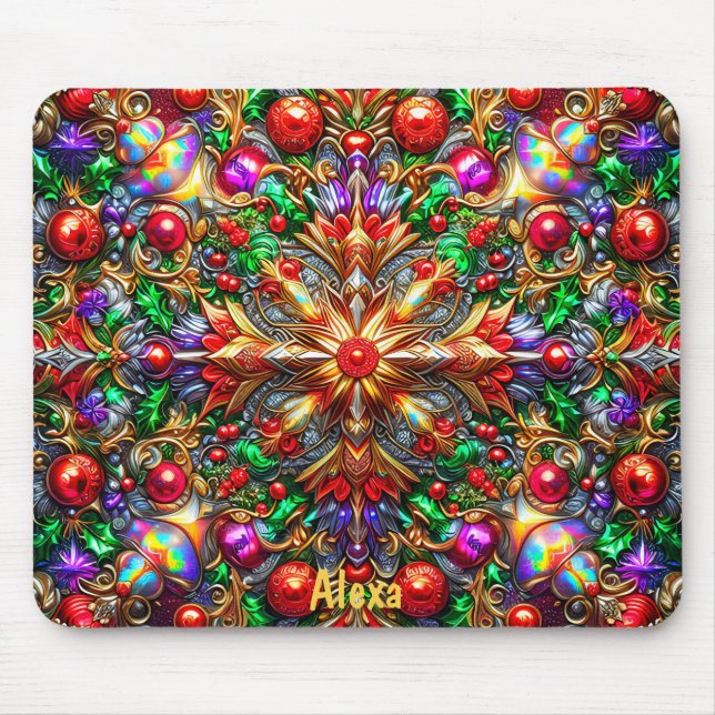 MOUSEPAD ALEXA ~ CHRISTMAS GRAÇA ~ (Frente)