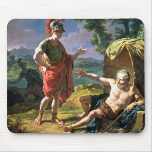 Mousepad Alexander e Diogenes, 1818 (óleo em canvas)
