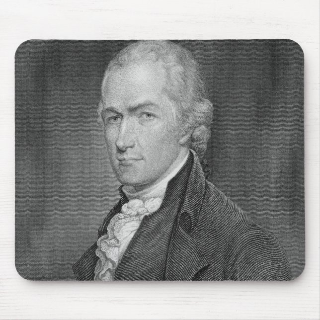 Mousepad Alexander Hamilton (1757-1804) gravado por John (Frente)
