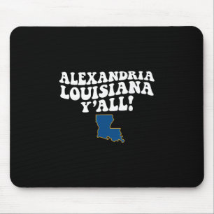 Mousepad Alexandria Louisiana Y'all La Sotaque Sulista Vaca
