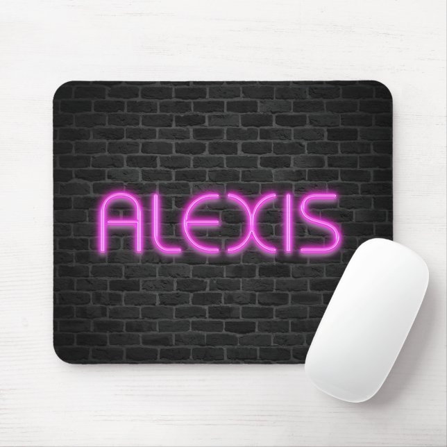 Mousepad ALEXIS Em Luzes De Neto Rosa (Com mouse)