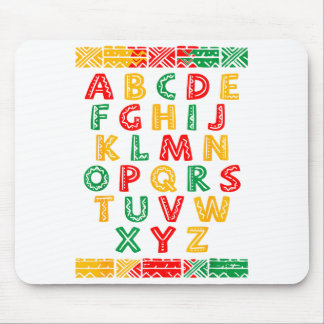 Mousepad Alfabeto Abc Design do Mês da História Negra