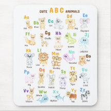 Alfabeto Animal ABC Animais fofos