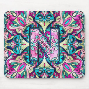 Mousepad Alfabeto N mandala