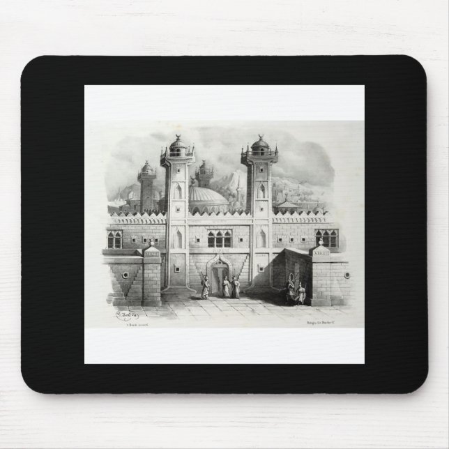 Mousepad Alfabeto Pittorico de Antonio Basoli: Letra H (Frente)