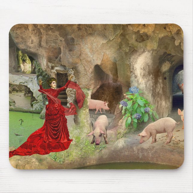 Mousepad Alfombrilla De Ratón Circe na Quinta da Regaleira (Frente)