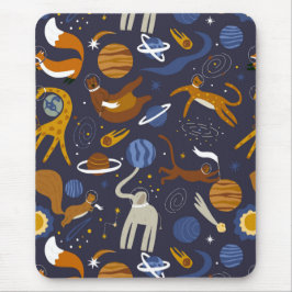 Mousepad Alfombrilla de ratón colección Animals Outer Space