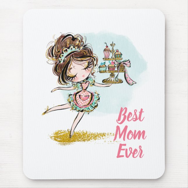 Mousepad Alfombrilla de ratón para mamá (Frente)