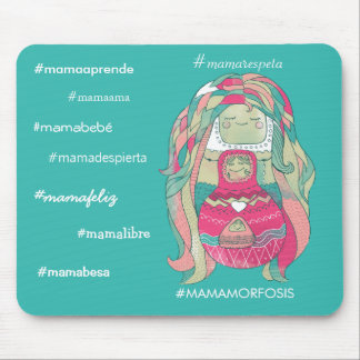 Mousepad Alfombrilla para ratón hastags #mamamorfosis