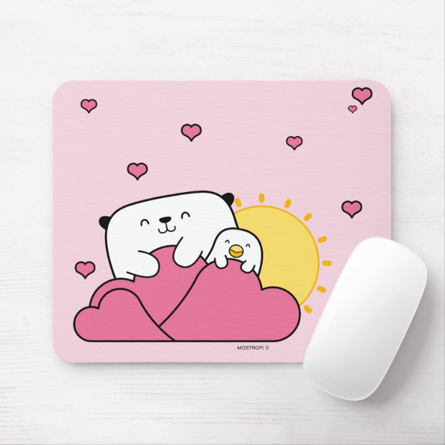 Mousepad Alfombrilla ratón│Opi y Kipi Valentín (Com mouse)