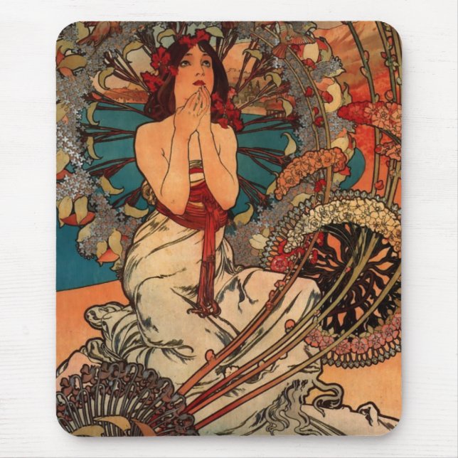 Mousepad Alfons Mucha Mônaco Monte Carlo (Frente)