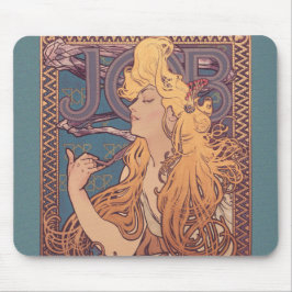 Mousepad Alfonse Mucha Job Art Nouveau mulher